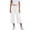 White, variant on MEICHEN Summer Fashion Essentials Clothes for Women Ladies' Spring Cotton and Linen Casual Loose Cropped Pants Casual Pants for Women