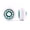 Hardness 92A (Green Hub), variant on Roll-Line Ice Dance Roller Skate Wheels (Set of 8, 61mm, Hardness 92A (Green Hub))