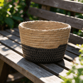 thumbnail image 3 of Lilixerw Woven Planter Basket, Black Large 7.87x6.29x5.9 inch Flower Pot Cover, for Indoor Outdoor Farmhouse Decoration, 3 of 8