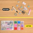 thumbnail image 3 of Bead Organizer Box, 30Pcs Small Clear Plastic Bead Storage Containers, 1 Craft Storage Box with Hinged Lid, 42 Labels, Mini Box for Jewelry Making DIY Bracelets Beading Nails Screws Seeds Small Parts, 3 of 8