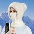 thumbnail image 2 of FhsagQ Chapeaux Chapeaux pour Hommes Casquette de Baseball Chaude Extérieur Cache-Oreilles Insonorisant Sommeil Cache-Oreilles Annulation du Sommeil Cache-Oreilles Hiver Femmes Sommeil pour Hommes Femmes Amplifier Confortable Hiver Noir Taille Unique, 2 of 4