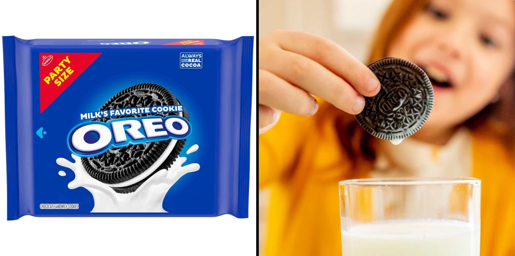 OREO Chocolate Sandwich Cookies 25.5 oz & Lay's Oven Baked Original Potato 6.25 oz