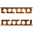 thumbnail image 4 of Wooden Fishing Rod Holder Rack, Wall Mounted Storage for Multiple Rods with Hardware, Charm for Garage or Cabin, 4 of 9