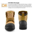 thumbnail image 3 of Tiger Safety CSA Men's Work Boots Waterproof Steel Toe Leather 7666, 3 of 7
