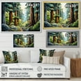 thumbnail image 4 of Designart "Tree Redwood Natures Forest I" Tree Redwood Floater Framed Wall Art Living Room, 4 of 7