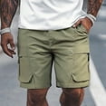 thumbnail image 2 of Pantalones cortos holgados con cordón para hombre - Transpirables y ligeros - Spandex, ropa urbana informal, tallas S-XXL, 2 of 7