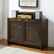 Crosley Furniture Kenji Media Console, Record Player Stand with Vinyl Storage, Modern Home Organizer