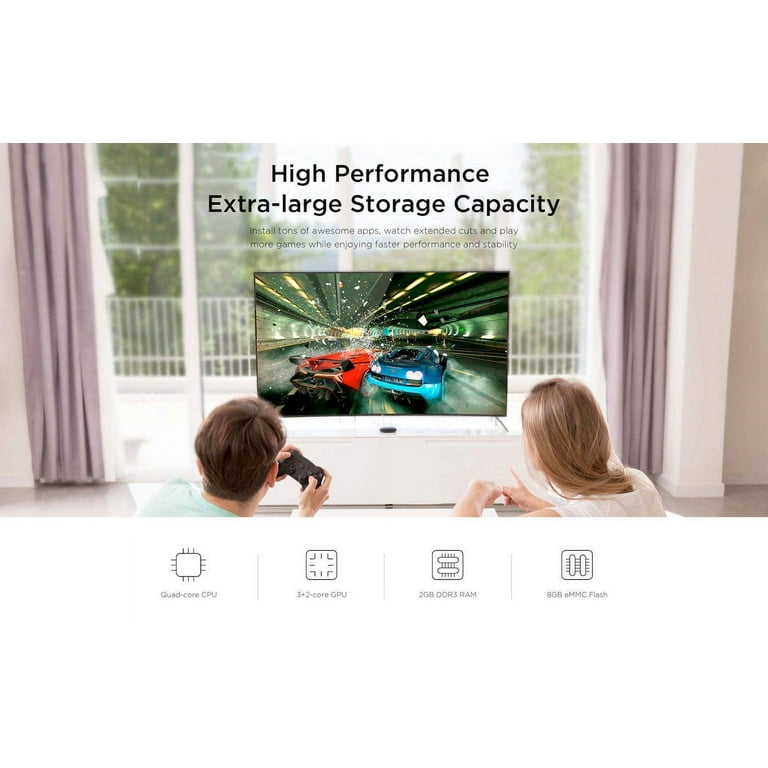 Original Global Xiaomi Mi TV Box S 4K HDR Android TV 8.1 Ultra HD