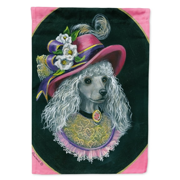 Poodle Lady Alexandria Garden Flag