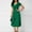 Green, variant on ZZwxWA Womens Maxi Dresses Plus Size Asymmetric Wrap V Neck Short Sleeve Empire Pleated Waist Casual Elegant Long Dress Solid Formal Sundress Cocktail Party
