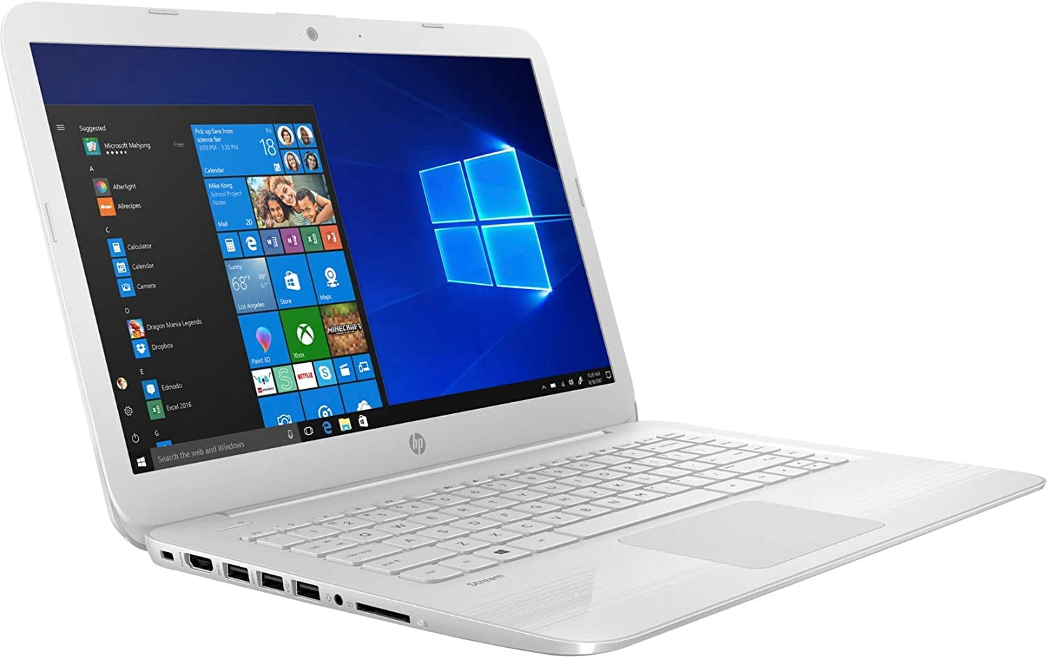 HP Stream 14-cb130ca 14'' Laptop, Intel Celeron N4000, 4GB RAM
