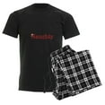 thumbnail image 6 of CafePress - Half Of Naughty And Nice Set Pajamas - Men's Dark Loose Fit Cotton Pajama Set, 6 of 7
