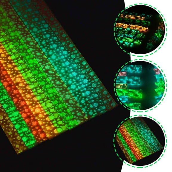 Clerance! PawCasa 210 Strips Folding Origami Paper Luminous Lucky Wish Glows the Dark in Star