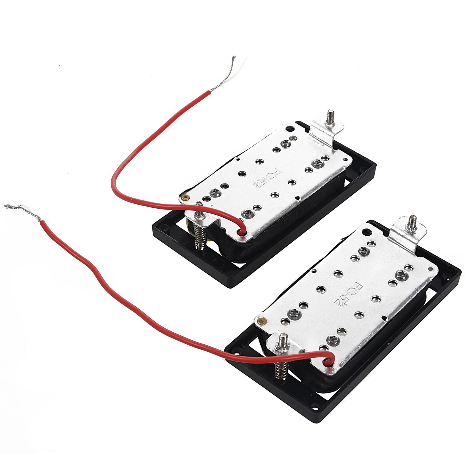 2pcs Faced Humbucker Double Coil Pickups Electric Guitar & 1pcs Guitar Wiring Harness Prewired 2 Volumes 2 Tones 4-500K Pots For LP Guitar