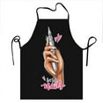 thumbnail image 4 of Custom Bib Nail Polish Is My Power Apron for Men Women Adult Chef Cooking Kitchen Nail Polish Tablier Cuisine Painting, 4 of 10