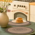 thumbnail image 4 of Uutvmp Round Braided Placemats, Table Mats 15 Inch Washable Heat Resistant for Dining Table Non-Slip Indoor Outdoor Place Mats for Thanksgiving Christmas, 4 of 7
