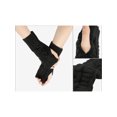 thumbnail image 3 of INSPIRE CHIC Women's Short Knitted Autumn Winter Fingerless Wrist Length Knit Gloves One Size Black, 3 of 6