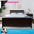 thumbnail image 2 of Carousel Full Size Bed Frame, Classic Solid Wood Platform Bed with Headboard, 2 of 7