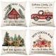 thumbnail image 2 of Linen Merry Christmas Pillow Cover 45x45cm Throw Pillowcase Winter Christmas Decorations for Home Tree Deer Sofa Cushion Cover, 2 of 4
