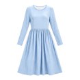 thumbnail image 5 of GUACER Trendy Striped Dresses for Women Crewneck Long Sleeve Loose Casual Midi Dresses with Pockets for Everyday Wear, 5 of 7