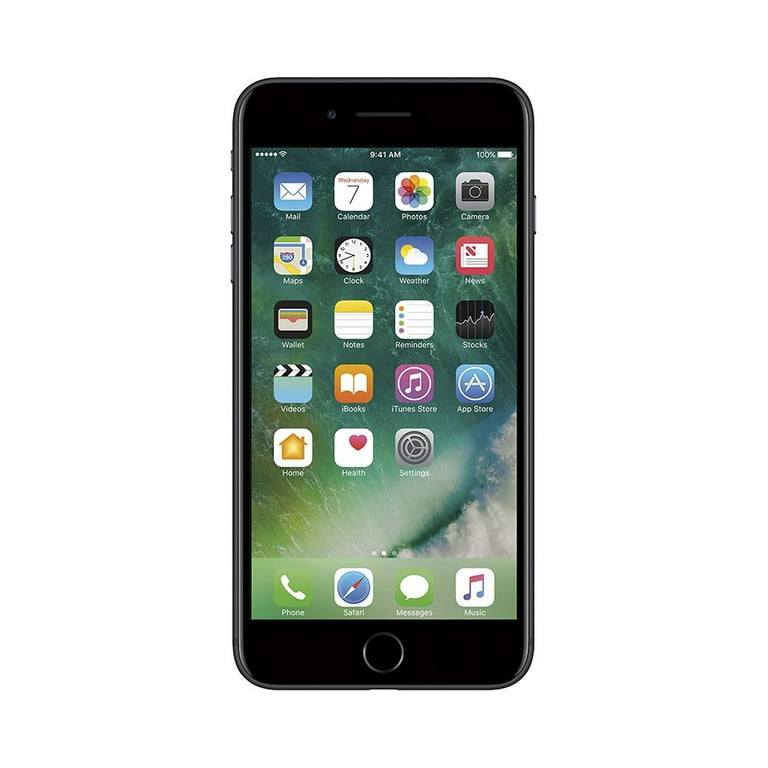 Restored Apple iPhone 7 Plus 128GB, Black - Unlocked GSM