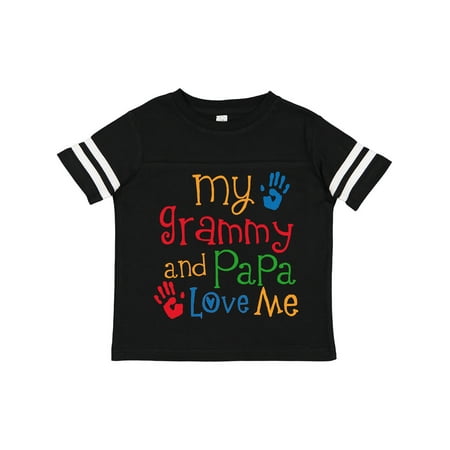 

Inktastic Grammy and Papa Love Me Gift Toddler Boy or Toddler Girl T-Shirt
