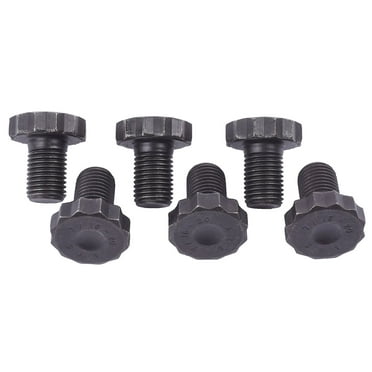 JEGS 601210 Flexplate Bolts Fits Chevy 90-Degree V6 & 265-454 V8 with 2-Piece Re