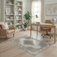 thumbnail image 2 of ODIKA Abstract Way Muted Asymmetric Dab Print Contemporary Lightweight for Playroom, Bedroom, Reading Nook, Pet Friendly & Kids Safe Play, 2 of 7