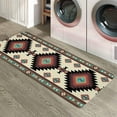 thumbnail image 6 of Kitchen Rugs and Mats,Boho Aztec Vintage Tribal Totem 2 Piece Anti Fatigue Area Runner Rug Set Comfort Standing Floor Mat,Ethnic Geometric Pattern Non Slip Absorbent Doormats for Laundry/Bathroom, 6 of 6