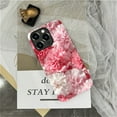 thumbnail image 5 of FKBRCL4U Compatible with iPhone 13 Pro Case, Beautiful Pink White Carnations Pattern for Girl Full Body Design Soft Silicone Drop Shock Scratch Protection for iPhone 13 Pro, 5 of 7
