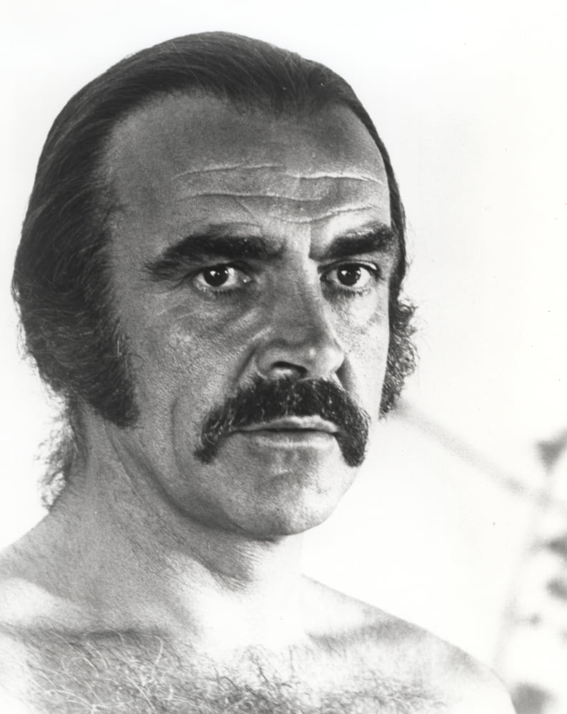 Sean Connery with a moustache Photo Print