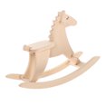 thumbnail image 4 of Minkissy Miniature Rocking Horse Rocking Horse Model Birch Wood 1Set for Photographers in Miniature Scene Photography, 4 of 6
