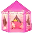 thumbnail image 1 of Tienda de campaña WilWolfer Princess Castle para niñas con luces de estrellas, 1 of 8
