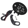 thumbnail image 4 of Motorcycle LED Voltmeter, 9-24V Waterproof Motorcycle Battery Monitor Digital Smart For Safety Driving ANGGREK Otros, 4 of 8