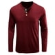 thumbnail image 3 of Blusas y camisas de manga larga con cuello redondo para hombre, blusa básica lisa de color puro y musculosa de manga larga, blusas y camisas de manga larga con cuello redondo para hombre., 3 of 4