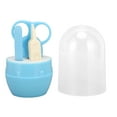 thumbnail image 2 of Kit de uñas para bebé Ticfox 4 Uds. con Caja de almacenamiento azul, 2 of 14