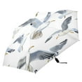 thumbnail image 4 of Compact Sun Umbrella Windproof Travel Umbrellas for Rain Strong Portable UV Protection Seagulls Flying, 4 of 8