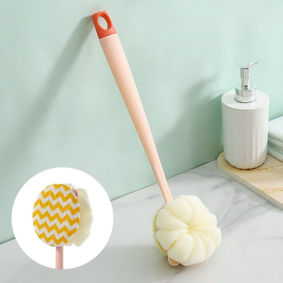 Latrodar Shower Brush With Long Handle Soft Body Brush Back Scrubbers For Shower Gentle Exfoliation And Improved Skin Health Upgraded Pink 14.4x4 Inch Home Stuff