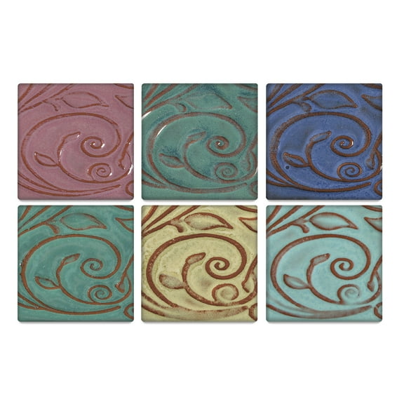 Amaco Opalescent Glaze - Set of 6 Pints