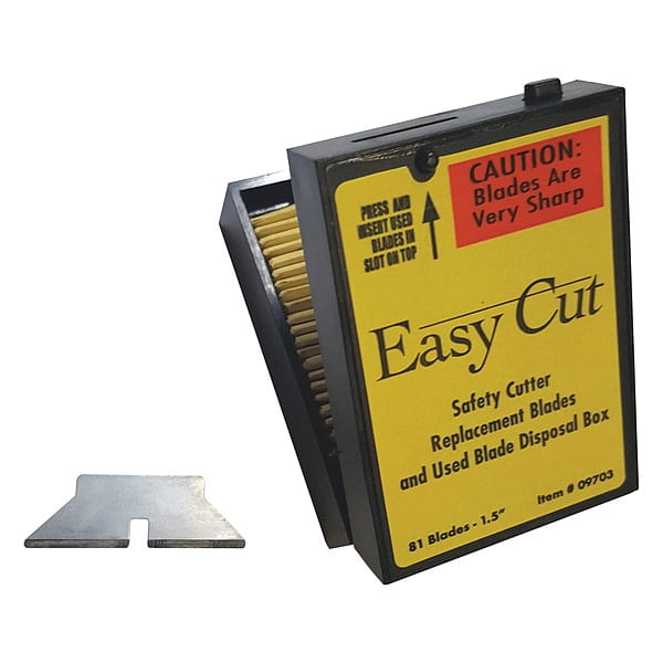 Easy Cut Replacement Blades,2"x 3"x1.25",PK81 09703
