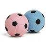 Ethical Pet Spot Sponge Soccer Balls 4 count Colorful Interactive Cat Toys