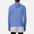 thumbnail image 4 of Maqroz UV Protection Clothing Men UPF 50+ Hooded Long Sleeve Athletic Workout Shirt Lightweight Quick Drying Fishing Hiking Jersey with Thumb Holes, 4 of 9