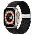 thumbnail image 2 of LEIXIUER Braided Solo Loop Strap for Apple Watch Bands 40mm 44mm 45mm 41mm 42mm 38mm 49mm Men Women Elastic Nylon Wristwatches Sport Loop Band Belt Bracelet iWatch Series 8 7 SE 6 5 4 3 2 1 Wristbands, 2 of 11