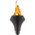 thumbnail image 4 of Island King 65 Pouces Lampe Torche Extérieure en Métal – Résistante aux Intempéries, Décorative Noire, 4 of 5