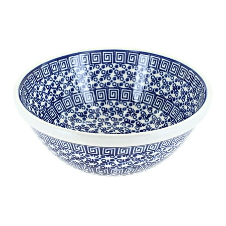 

Blue Rose Polish Pottery Olympia Cereal/Soup Bowl