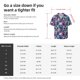 thumbnail image 5 of Fotbe cool Skull colorful Camisa Estampada de Manga Corta para Hombre, Casual de Verano, Estilo Playero, Sin Arrugas-4X-Large, 5 of 5