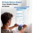 thumbnail image 3 of GE Smart Scale – 8-Electrode Body Pod Fat Monitor: Full Body Composition Analysis, Bluetooth App Sync, Large Handle Display, 400lb High Capacity, Black – Bathroom Scale for Home & Gym, 3 of 8