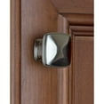 thumbnail image 3 of GlideRite 1-1/4 in. Square Cabinet Knob, Satin Nickel, Pack of 10, 3 of 5