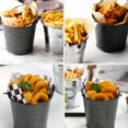 thumbnail image 3 of Snack Bucket Icing French Fries Bucket Mini Dessert Barrel Food Barrel Container, 3 of 8