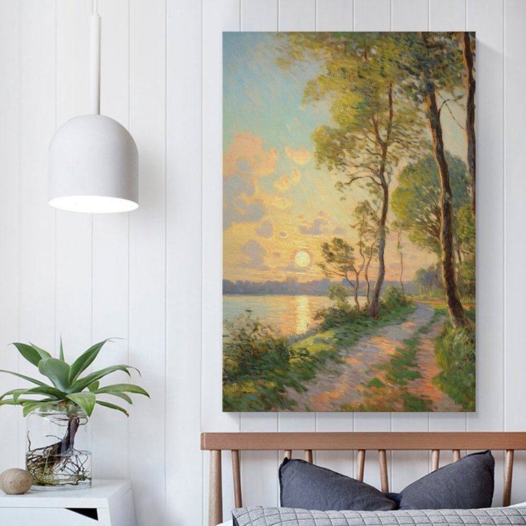 Alfred Sisley Print Painting (75) Poster Decorative Painting